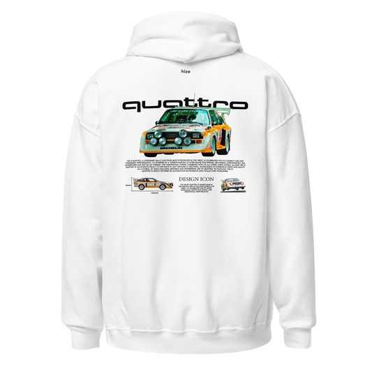 Audi S1 Quattro Hoodie White in Stock