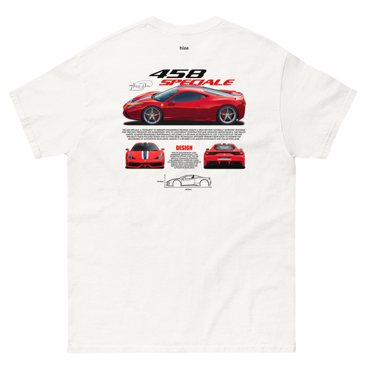 Ferrari 458 Speciale T-shirt White in Stock