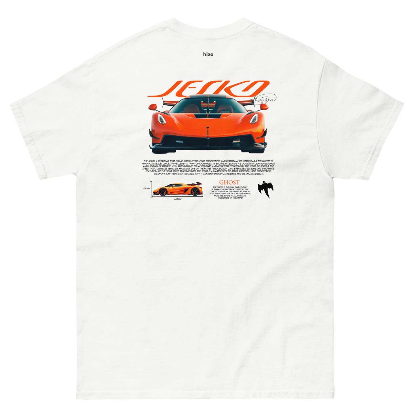 Koenigsegg Jesko T-shirt White in Stock