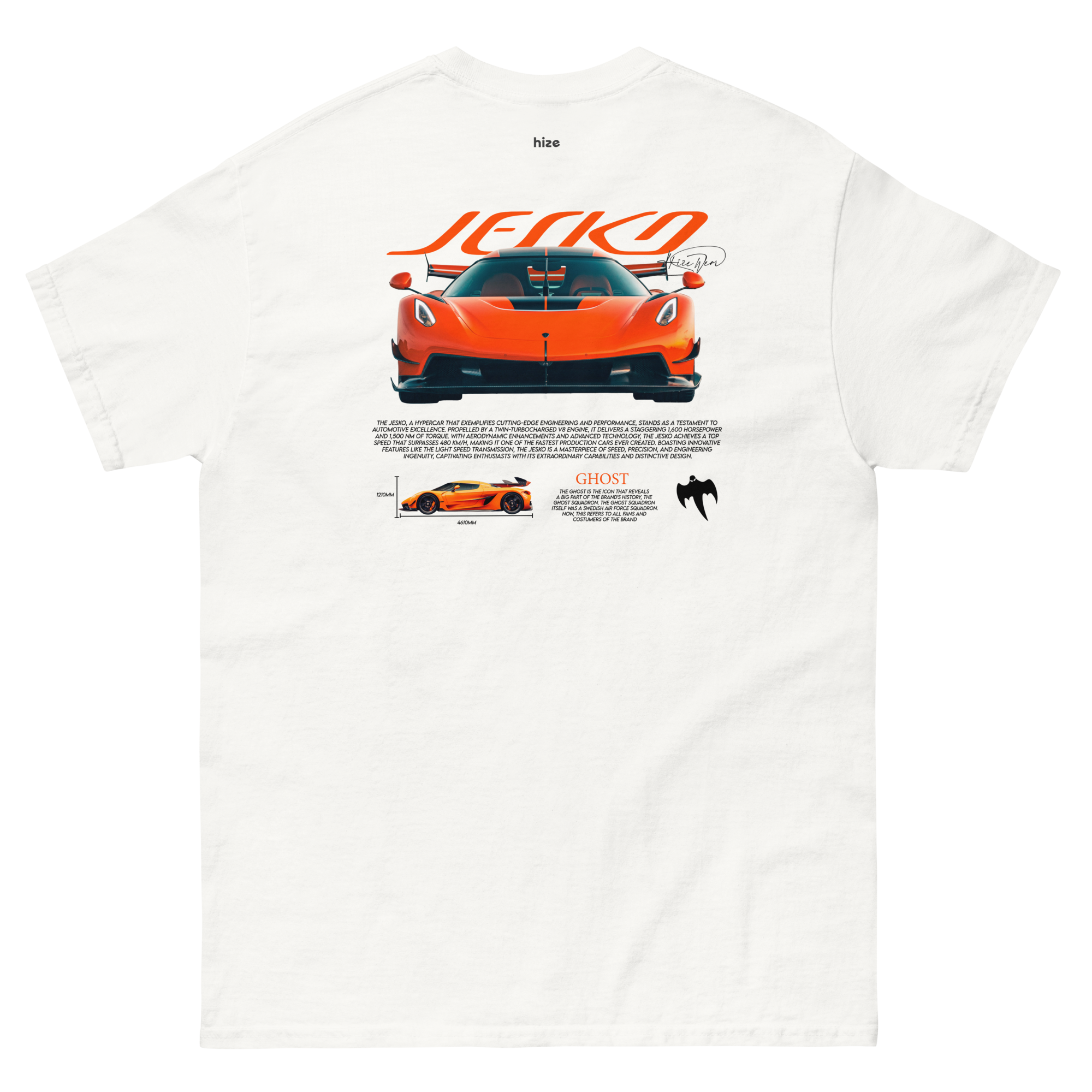 Koenigsegg Jesko T-shirt White in Stock