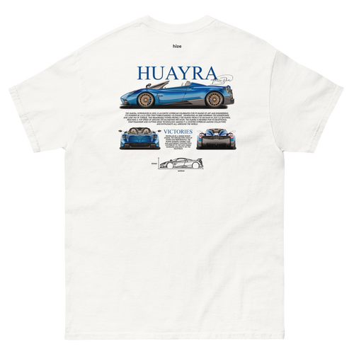 Pagani Huayra Roadster T-shirt White in Stock