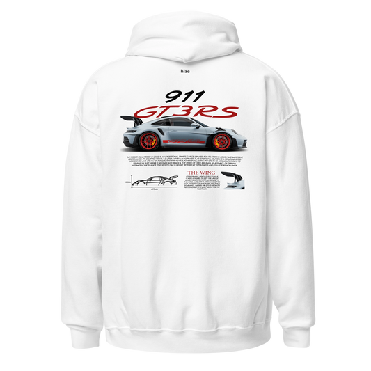 Porsche 911 GT3 RS 992 Hoodie White in Stock