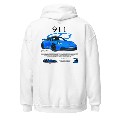 Porsche 911 GT3 992 Hoodie White in Stock