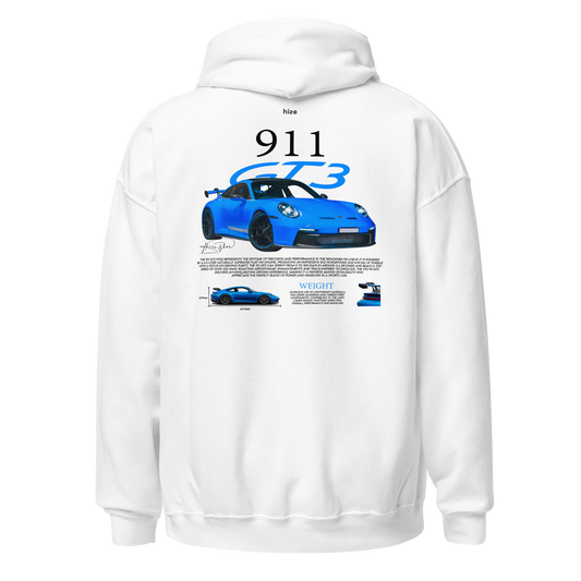 Porsche 911 GT3 992 Hoodie White in Stock