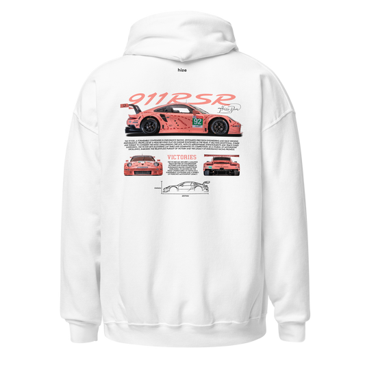 Porsche 911 RSR Hoodie White in Stock