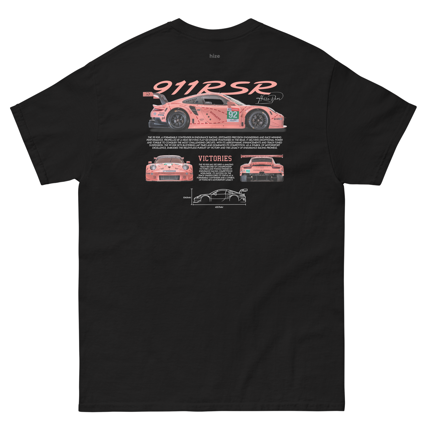 Porsche 911 RSR T-shirt Black in Stock