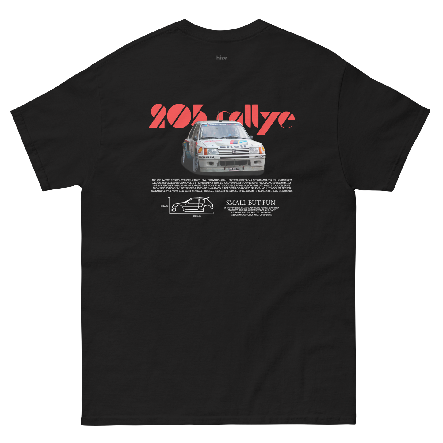 Peugeot 205 Rallye T-shirt