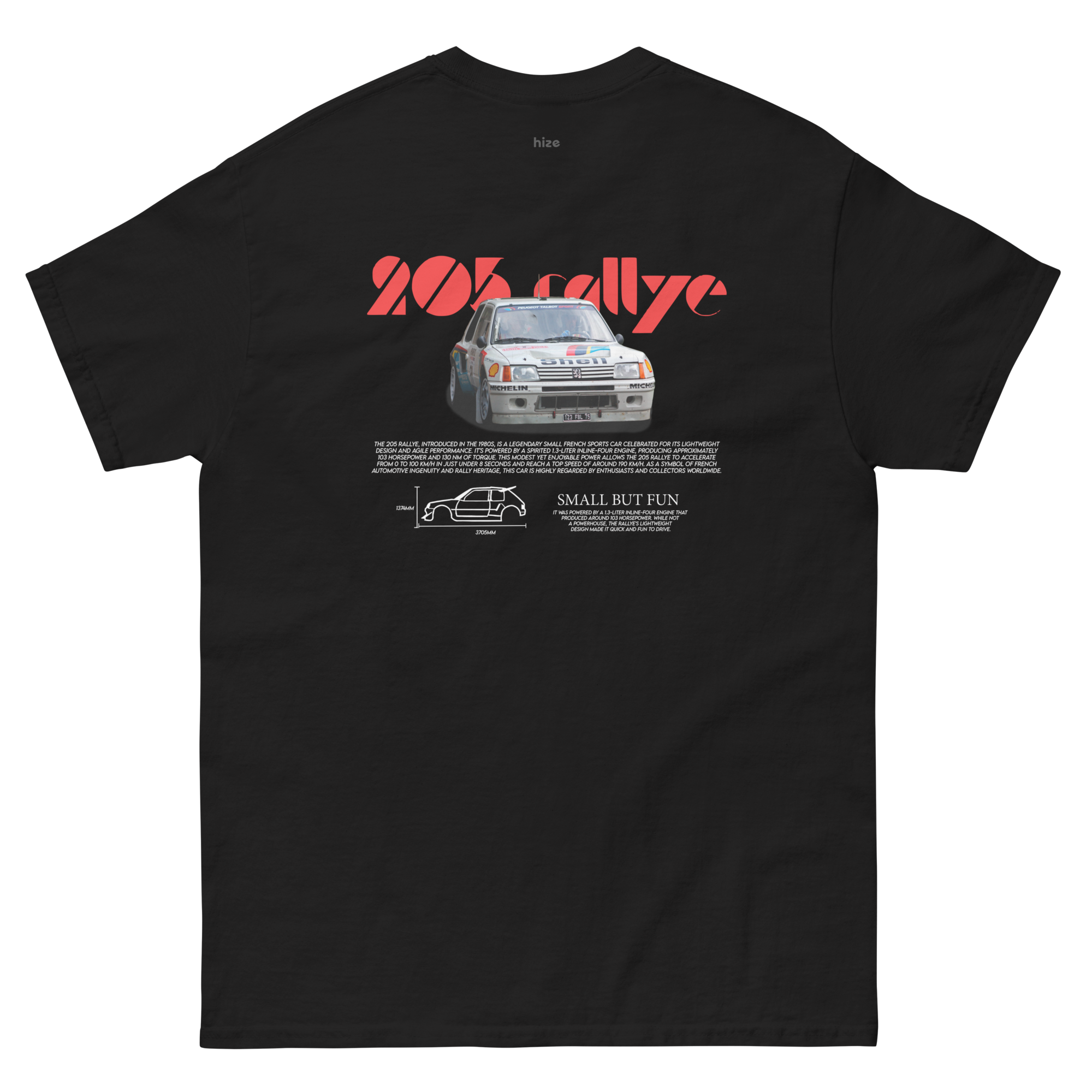 Peugeot 205 Rallye T-shirt