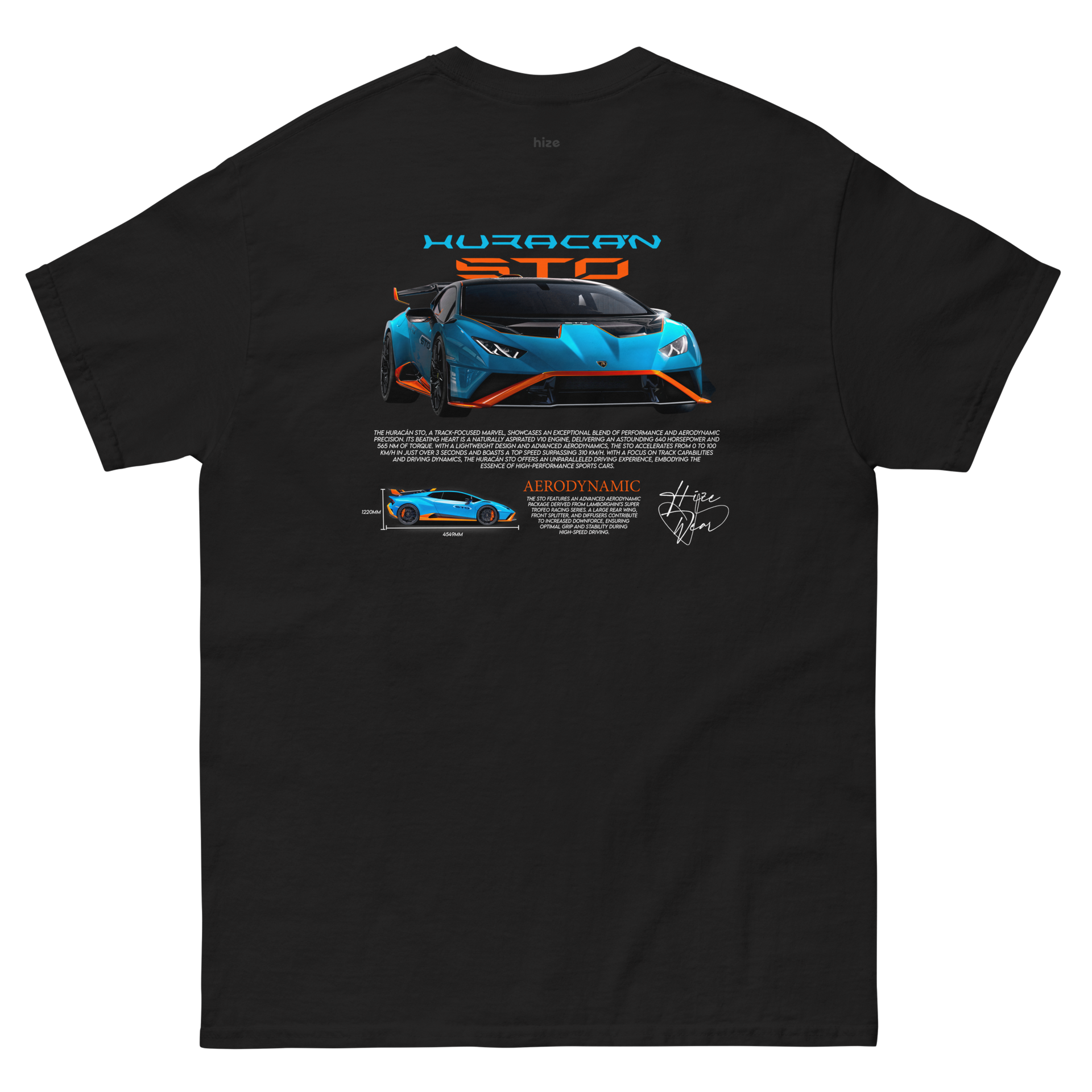 ▷ Lamborghini Huracán STO T-shirt | Car Clothes – Hize Wear ▷ Lamborghini Huracán STO T-shirt | Car Clothes – Hize Wear