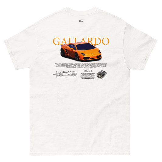 Lamborghini Gallardo T-shirt - White Back