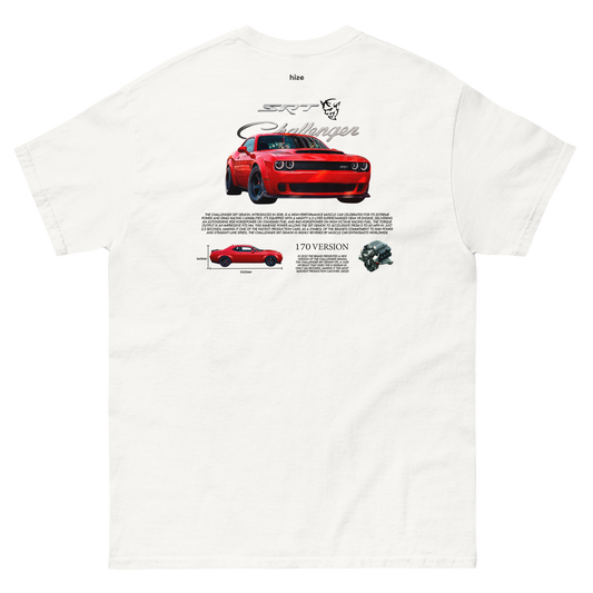 Dodge Challenger SRT T-shirt - White Back