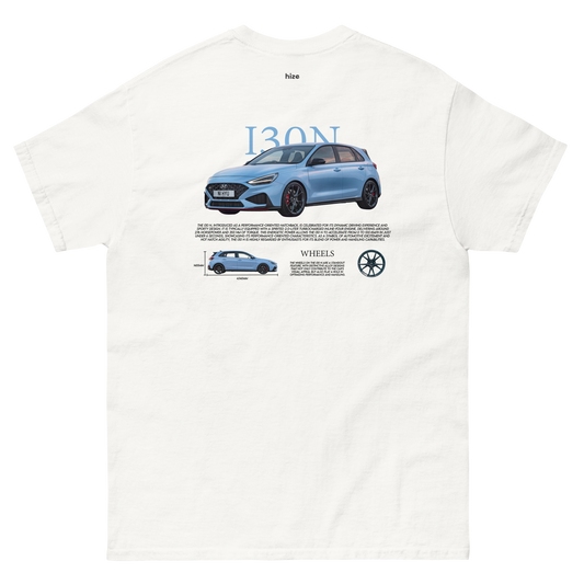 Hyundai i30n T-shirt - White Back