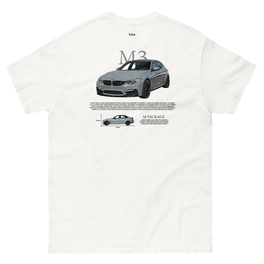 BMW M3 T-shirt - White Back