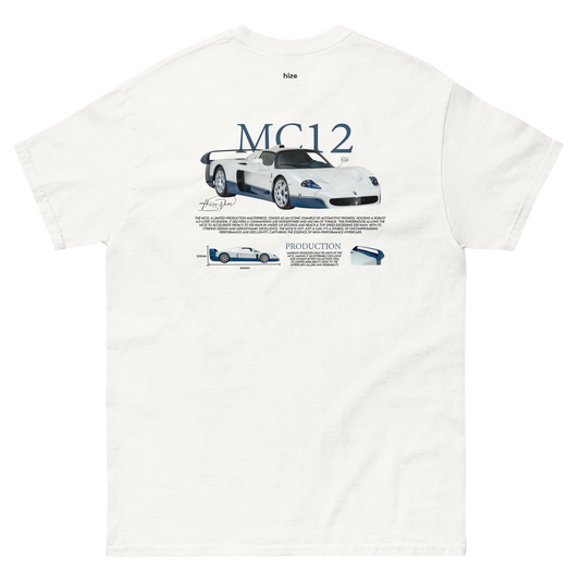 Maserati MC12 T-shirt - White Back View