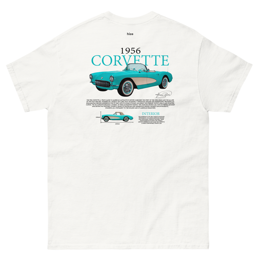 Corvette C1 Hoodie - White Back View