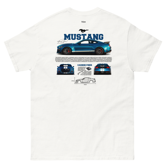 Ford Mustang Shelby GT500 T-shirt - White Back View