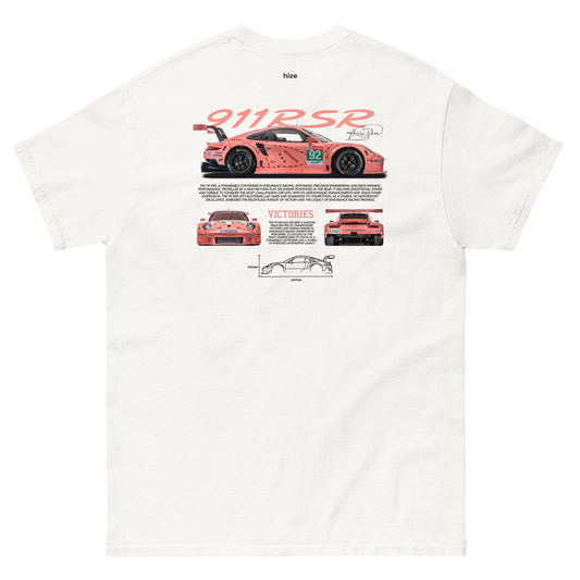 Porsche 911 RSR T-shirt - White Back View