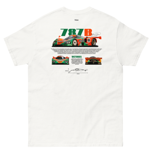 Mazda 787B Le Mans (LM) T-shirt - White Back View