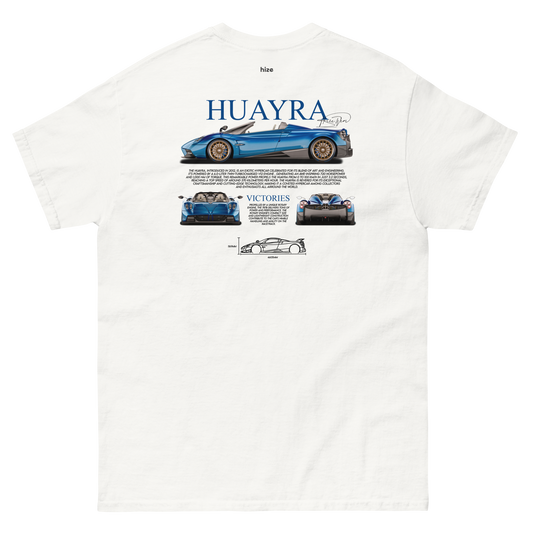 Pagani Huayra Roadster T-shirt - White Back View