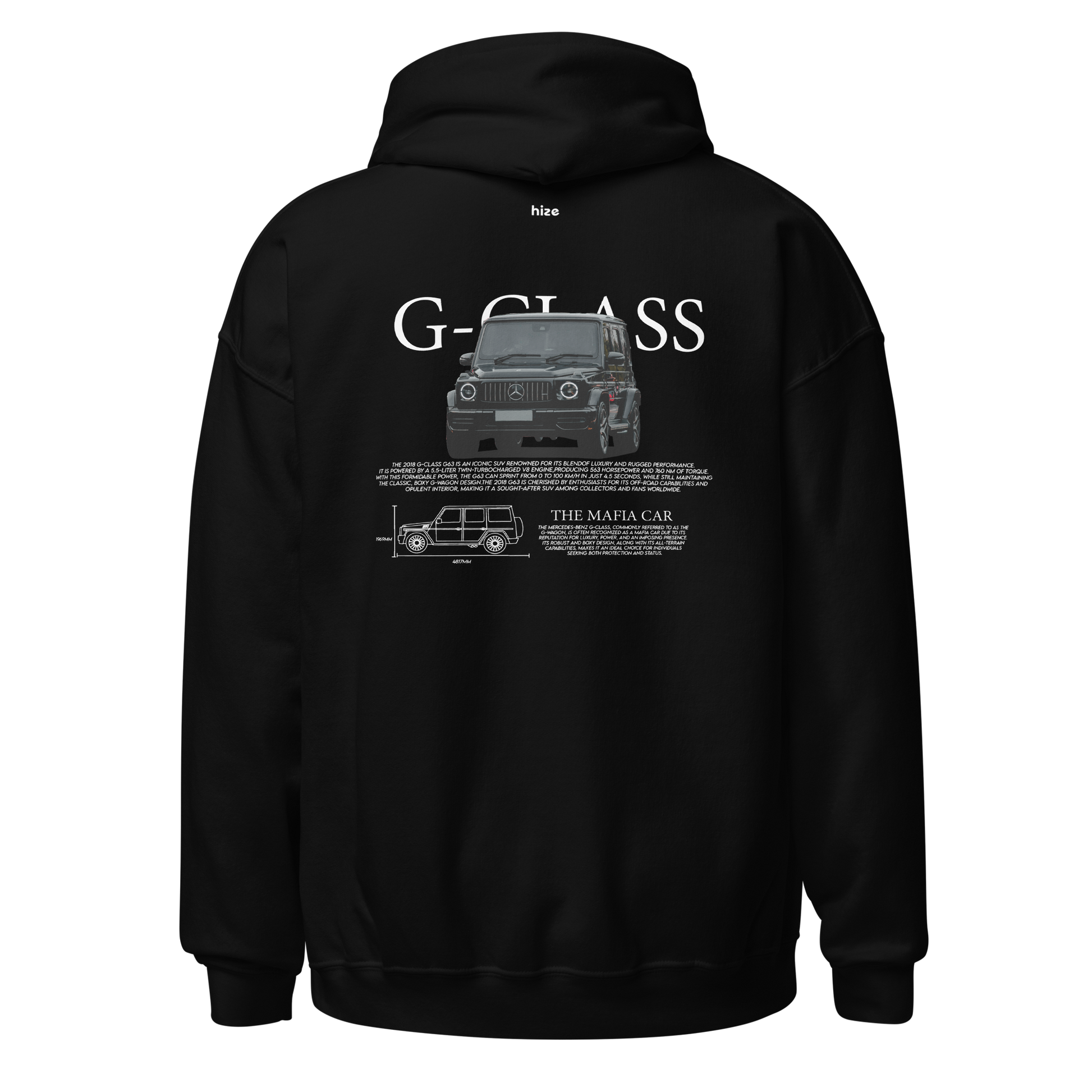Mercedes Benz G Class G63 Hoodie Car Clothes Hize Wear