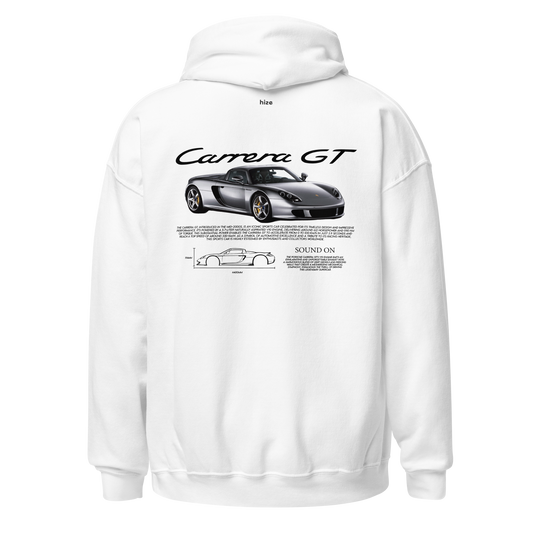 Porsche Carrera GT Hoodie - White Back View