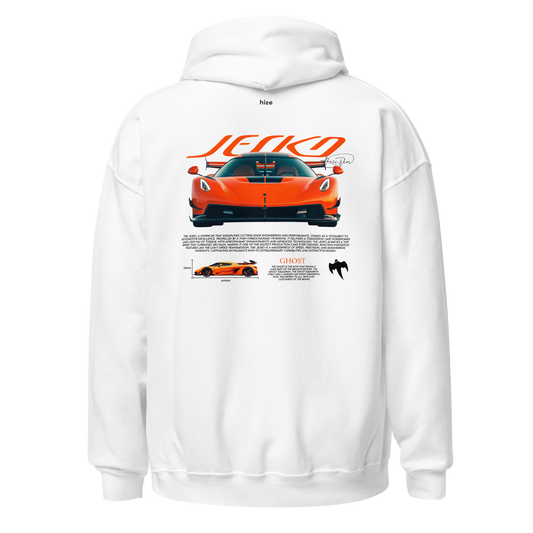 Koenigsegg Jesko Hoodie - White Back